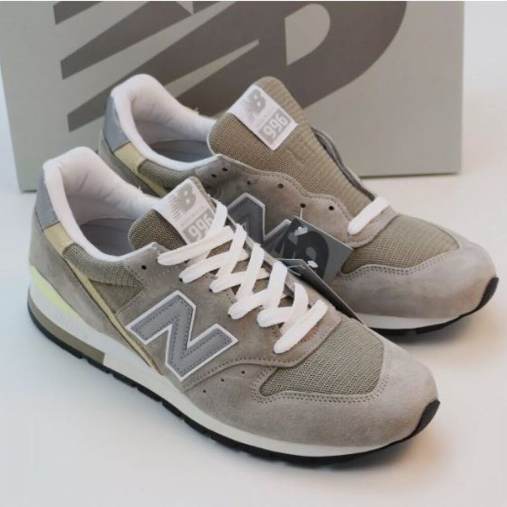 New Balance 996 Men's Shoes U996GR Made in USA Grey Silver Sneakers US Size 13